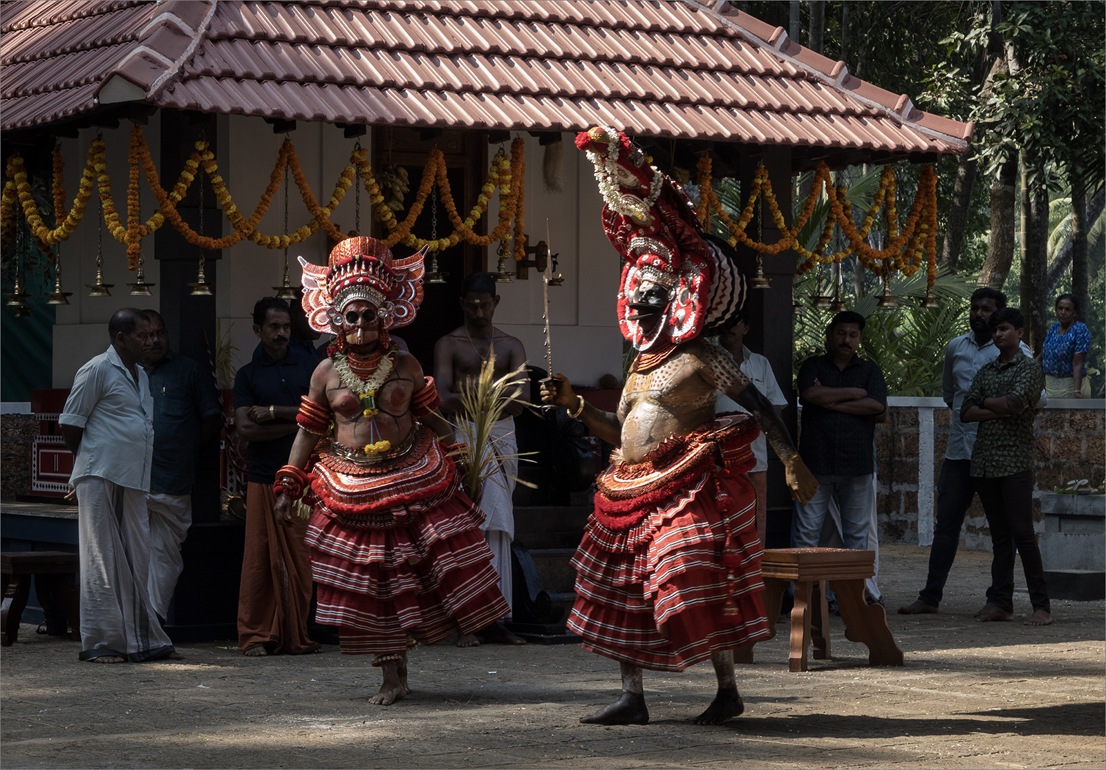 Gods dancing at a Theyyam Festival - Jill Sullivan